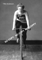 PHOTO CYCLISME REENFORCE GRAND QUALITÉ ( NO CARTE ) TILLIE ANDERSON 1897 - Radsport