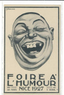 CPA - Foire à L'humour Du 26 Mars 1927 - Nice (06) - Mercati, Feste