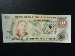 PHILIPPINES : 10 PISO   1981    P 167a   Presque SPL à SPL - Philippinen