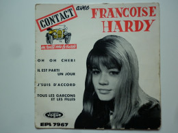 Françoise Hardy 45Tours EP Vinyle Oh Oh Chéri Pochette Tacot - 45 Toeren - Maxi-Single