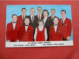 The Nickle Family Singers  Springfield Mo.     Ref 6413 - Entertainers