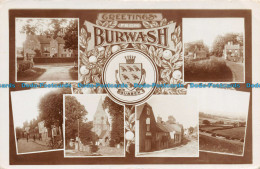 R106303 Greetings From Burwash. Multi View. Shoesmith And Etheridge - Mondo