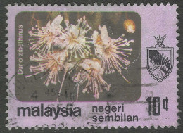 Negri Sembilan (Malaysia). 1979 Flowers. 10c Used. SG 106. M5115 - Malesia (1964-...)