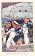 ILLUSTRATEUR  #FG57510 ERNEST IBBETSON THE BOY NAVY WORKING THE BOW CHASER - Altri & Non Classificati