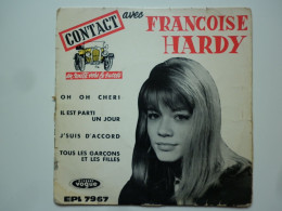 Françoise Hardy 45Tours EP Vinyle Oh Oh Chéri Pochette Tacot - 45 Rpm - Maxi-Single