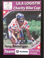 Tony Rominger Lila Logistik Charity Bike Cup - Cycling