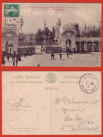 CARTE POSTALE ANCIENNE DE ROUBAIX - EXPOSITION 1911 - LA PORTE MONUMENTALE - Roubaix