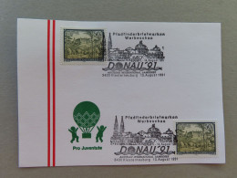 Österreich Pro Juventute - Mit Sonderstempel 10. August 1991 Klosterneuburg, Pfadfinderbriefmarken Werbeschau (Nr.1817) - Otros & Sin Clasificación