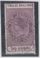 New Zealand Queen Victoria 12 Shillings & 6 Pence Mi#25 1864 USED - Used Stamps