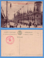 CARTE POSTALE ANCIENNE DE ROUBAIX - EXPOSITION 1911 - GD PALAIS DES INDUSTRIES TEXTILES - Roubaix