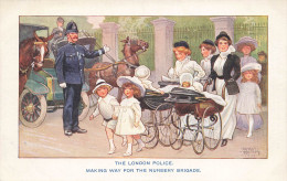 ILLUSTRATEUR  #FG57517 ERNEST IBBETSON THE LONDON POLICE MAKING WAY FOR THE NURSERY BRIGADE - Sonstige & Ohne Zuordnung