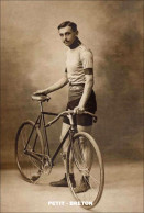 PHOTO CYCLISME REENFORCE GRAND QUALITÉ ( NO CARTE ) PETIT BRETON - Cycling