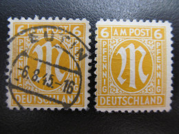 Bizone Nr. 4y, 1945, Gestempelt, BPP Geprüft, Mi 70€  *DEK126* - Afgestempeld