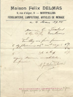 25 --- 34 MONTPELLIER Maison Félix Delmas Ferblanterie, Lampisterie, Articles De Ménage - 1900 – 1949