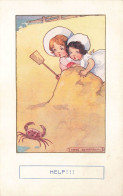 ILLUSTRATEUR  #FG57519 AGNES RICHARDSON HELP CRABE CRAB - Altri & Non Classificati