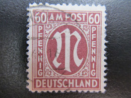 Bizone Nr. 33aBz, 1945, Gestempelt, BPP Geprüft, Mi 70€  *DEK127* - Gebraucht