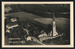 AK Handenberg /O.-D., Kirche Vom Flugzeug Aus  - Andere & Zonder Classificatie