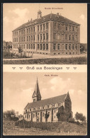 AK Boeckingen, Neues Schulhaus, Kath. Kirche  - Other & Unclassified