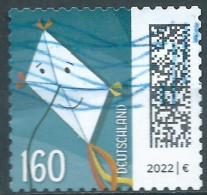 ALLEMAGNE ALEMANIA GERMANY DEUTSCHLAND BUND  2021 LETTERS AS KITE S/A USED MI 3654 YT 3431 SN 3258 SG U4615 - Used Stamps