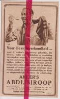 Pub Reclame - Akker's Abdijsiroop - Orig. Knipsel Coupure Tijdschrift Magazine - 1925 - Zonder Classificatie