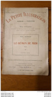 LA PETITE ILLUSTRATION MAI 1914 LE DEMON DE MIDI PAR PAUL BOURGET DEUXIEME PARTIE PUBLICITE CHRISTOFLE AU 2EM PLAT - 1900 - 1949