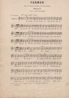 Partitions-CARMEN De L'Opéra De G Bizet-Habanera (L'amour Est Un Oiseau Rebelle...) - Partitions Musicales Anciennes