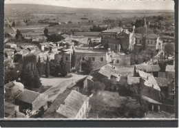 26 - ROCHEGUDE - Vue Aérienne Sur Le Centre Du Village, La Place Du Colombier, Le Château Et L' Eglise - Other & Unclassified