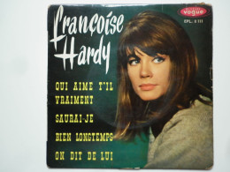 Françoise Hardy 45Tours EP Vinyle Qui Aime-T-il Vraiment / On Dit De Lui - 45 T - Maxi-Single