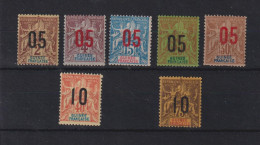 Guinée 1912 Série 48-54, 7 Val ** Sauf 48 * Charnière MNH/MH - Nuevos