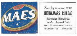 307a Brij. Maes Waarloos Rv Nieuwjaars Ruildag BBAC Heule 6 Jan. 2007 - Beer Mats