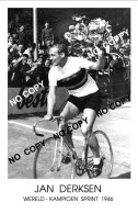 PHOTO CYCLISME REENFORCE GRAND QUALITÉ ( NO CARTE ) JAN DERKSEN 1946 - Cyclisme
