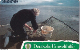GERMANY(chip) - German Environmental Aid/Wattfischer(O 587), Tirage 9500, 03/93, Mint - O-Series: Kundenserie Vom Sammlerservice Ausgeschlossen