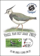 DUOSTAMP/ MYSTAMP° - CS/HK - Vanneau Huppé / Kievit / Kiebitz - Oiseau De L'année/Vogel Van Het Jaar/Vogel Des Jahres - Brieven En Documenten