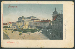 WARSZAWA Vintage Postcard 1906 Warsaw Varsovie Warschau Poland - Polonia