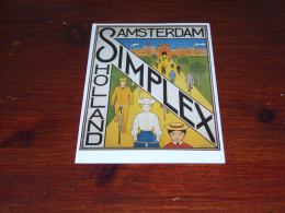 76424-            SIMPLEX, AMSTERDAM, HOLLAND - Werbepostkarten