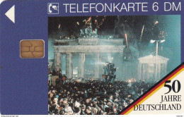 GERMANY - 50 Jahre Deutschland/Brandenburger Tor(O 1698), Tirage 13000, 08/94, Mint - O-Series : Séries Client