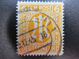 Bizone Nr. 13Gy, 1945, Gestempelt, BPP Geprüft, Mi 150€  *DEK131* - Gebraucht