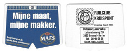 317a Brij. Maes Waarloos Rv Ruilclub Kruispunt 1 April 2006 - Beer Mats