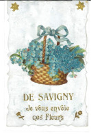 CPA - Je Vous Envoie Des Fleurs De Savigny (78) - Other & Unclassified