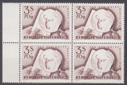 1960 , Tag Der Briefmarke 1960 ( Mi.Nr.: 1083 ) (1) 4-er Block Postfrisch ** - Ungebraucht