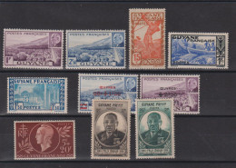 Guyane 1941-45 Divers 172 Au 181,10 Val ** MNH - Neufs