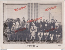 Fixe Var Lycée De Toulon L'Annexe D'Hyères 1947-1948 Peu Fréquent Photo De Classe - Persone Identificate