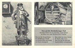 Postcard Germany Das Grosse Heidelberg Fab Kurfurst Karl Theodor - Other & Unclassified