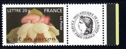 FRANCE 2005 N° 3805A ** Avec Logo "Ceres"  Timbre Pour Naissances, C'est Un Garçon - Altri & Non Classificati