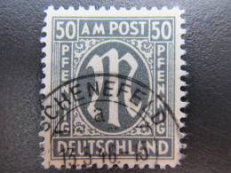 Bizone Nr. 32aAz, 1945, Gestempelt, BPP Geprüft, Mi 40€  *DEK133* - Gebraucht