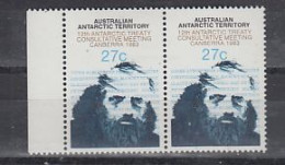 AAT 1983 Antarctic Treaty 1v (pair)  ** Mnh (59932A) - Nuevos