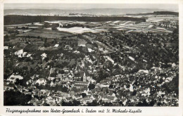Postcard Germany Flugzeugaufnahme Von Unter Grombach Baden Mit St. Michaels Kapelle - Autres & Non Classés