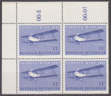 1961 , LUPOSTA Wien 1961 ( Mi.Nr.: 1085 ) (1) 4-er Block Postfrisch ** - Ungebraucht