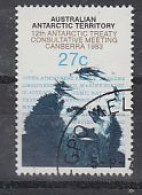 AAT 1983 Antarctic Treaty 1v Used (59932B) - Ongebruikt
