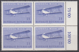 1961 , LUPOSTA Wien 1961 ( Mi.Nr.: 1085 ) (5) 4-er Block Postfrisch ** - Unused Stamps